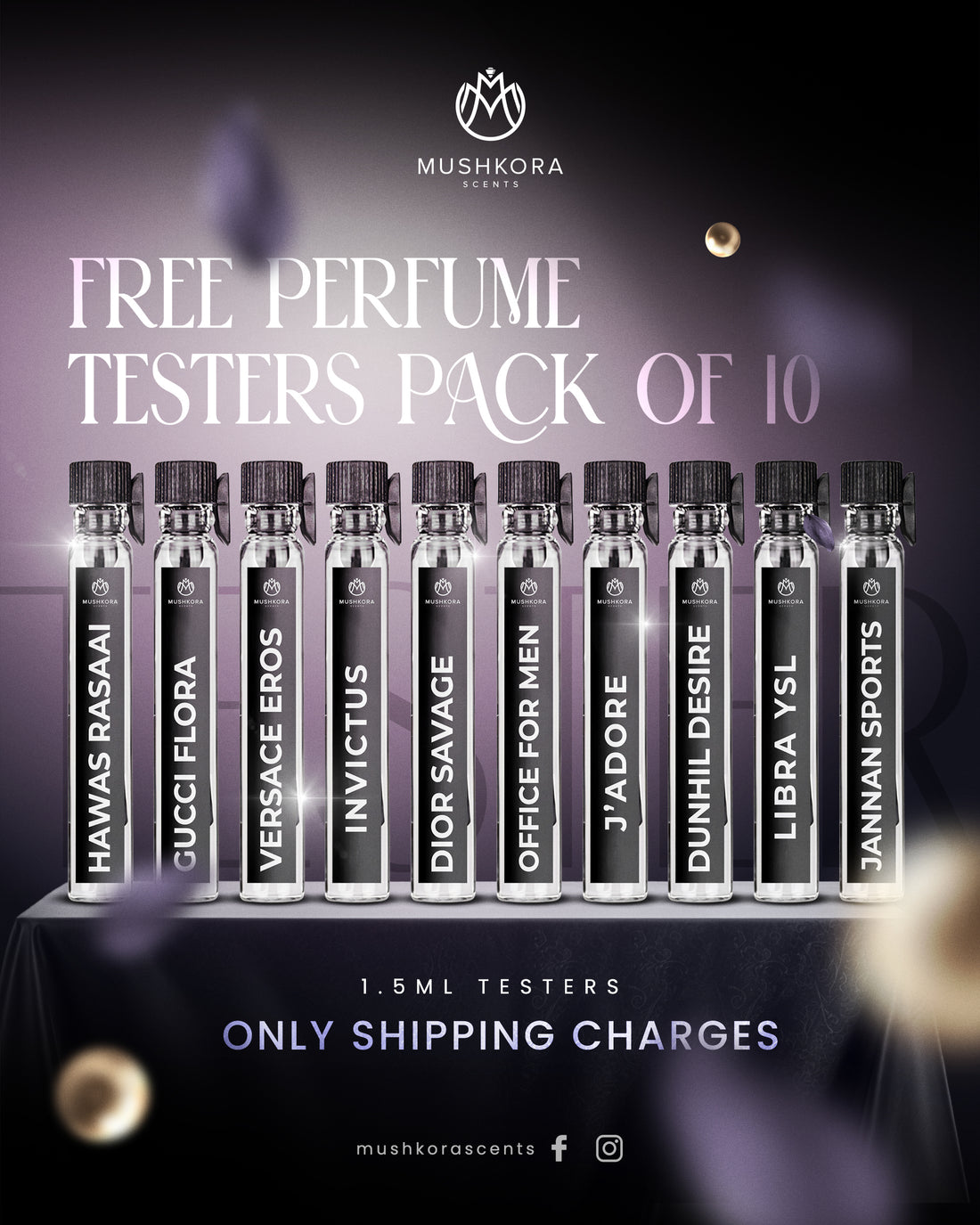 PACK OF 10 TESTERS
